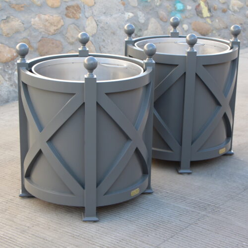 Aluminum Round Planter